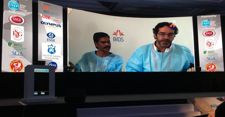 Dr. Julio Iglesias-Garcia at the Asian EUS Congress 2017, Mumbai, 7-9 September 2017. Dr. Julio Iglesias-Garcia at the Asian EUS Congress 2017, Mumbai, 7-9 September 2017.